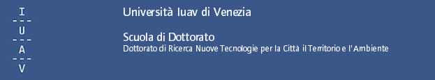 Facoltà di Pianificazione del Territorio - Settore Ricerca