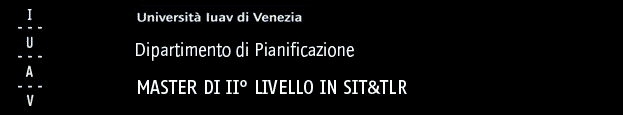 Facoltà di Pianificazione del Territorio - Settore Ricerca